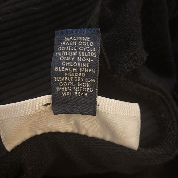 Karen Scott Sport Women’s Sweater Size Medium Zip Up Black Fall Winter Comfy - Picture 4 of 4